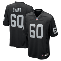 Las Vegas Raiders Charles Grant Nike Black Team Game Jersey