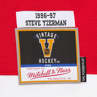 Detroit Red Wings Steve Yzerman Scarlet 1996-97 Power Play Jersey