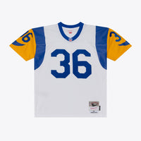 Los Angeles Rams Jerome Bettis Mitchell & Ness White Retired Legacy Replica Player Jersey