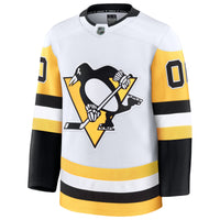 Pittsburgh Penguins Fanatics White Away Premium Custom Jersey
