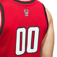#00 NC State Wolfpack adidas Replica Swingman Jersey - Red