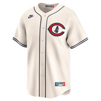 Chicago Cubs Seiya Suzuki Nike Cream Throwback Cooperstown Collection Limited Jersey