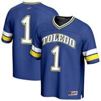 #1 Toledo Rockets GameDay Greats Lightweight Collegiate Football Fashion Jersey - Navy
