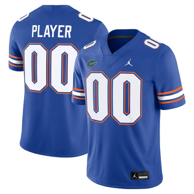 Florida Gators Jordan Brand NIL Pick-A-Player Football Game Jersey - Royal