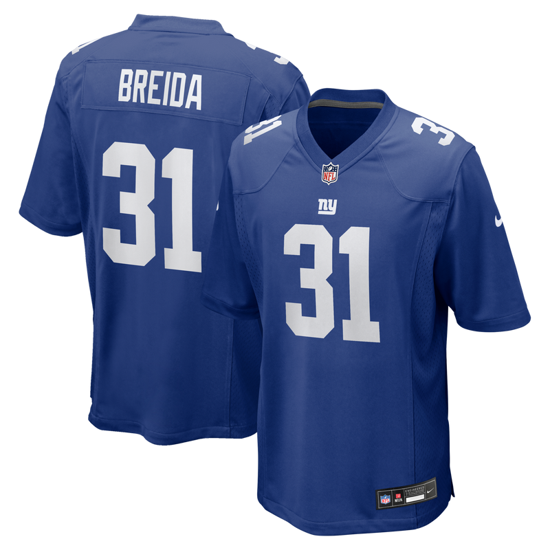 New York Giants Matt Breida Nike Royal Game Jersey