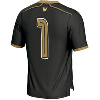 #1 Vanderbilt Commodores GameDay Greats Lightweight Lacrosse Jersey - Black
