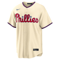 Philadelphia Phillies Bryce Harper Nike Cream Alternate Replica Jersey