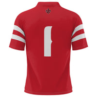 #1 Louisiana Ragin' Cajuns GameDay Greats Football Jersey - Red