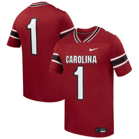 #1 South Carolina Gamecocks Nike Home Replica Football Jersey - Garnet