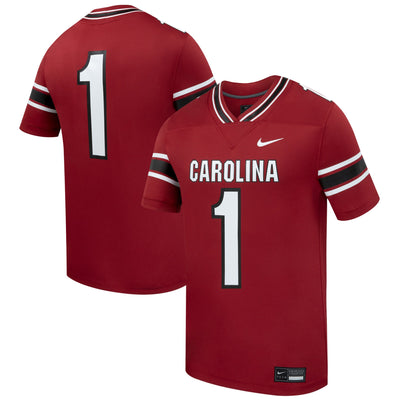 #1 South Carolina Gamecocks Nike Home Replica Football Jersey - Garnet