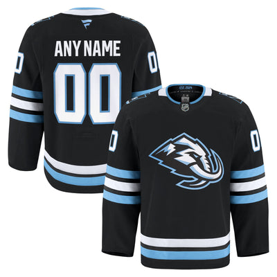 Utah Mammoth Fanatics Black Home Authentic Pro Custom Jersey