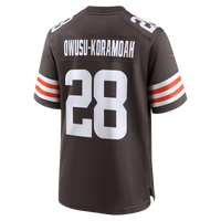Cleveland Browns Jeremiah Owusu-Koramoah Nike Brown Game Player Jersey