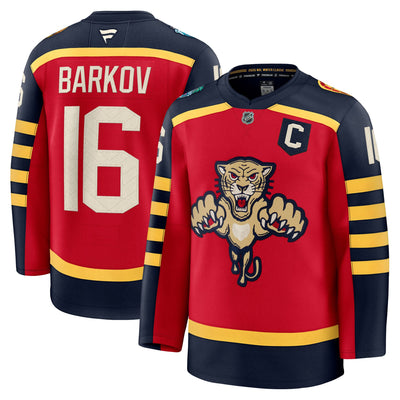Florida Panthers Aleksander Barkov Fanatics Red 2026 NHL Winter Classic Premium Jersey