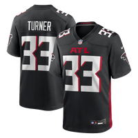 Atlanta Falcons Michael Turner Nike Black Game Retired Player Jersey