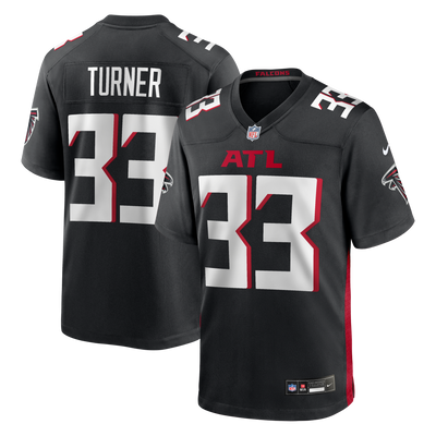 Atlanta Falcons Michael Turner Nike Black Game Retired Player Jersey