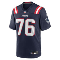 New England Patriots Morgan Moses Nike Navy Team Game Jersey