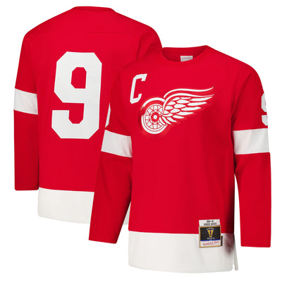 Detroit Red Wings Gordie Howe Red 1960-61 Power Play Jersey