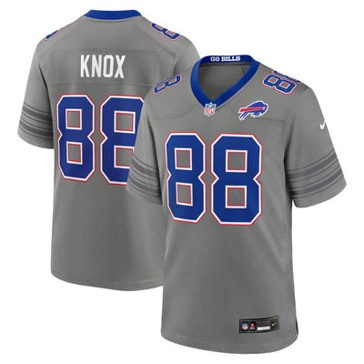 Buffalo Bills Dawson Knox Nike Gray Nickel City Game Jersey