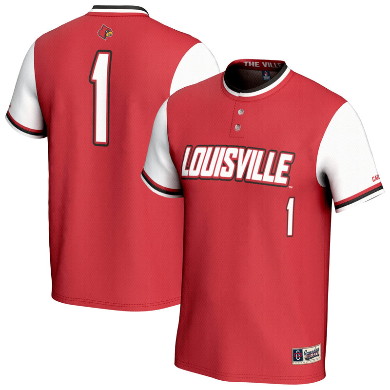Louisville Cardinals GameDay Greats Lightweight Softball Fashion Jersey - Red