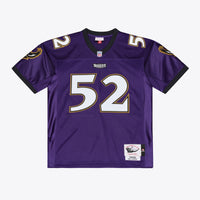 Baltimore Ravens Ray Lewis Mitchell & Ness Purple 1996 Authentic Throwback Jersey