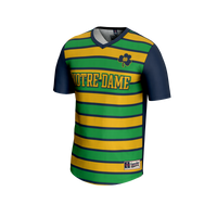 #1 Notre Dame Fighting Irish GameDay Greats Lightweight Soccer Fashion Jersey - Navy