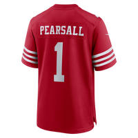 San Francisco 49ers Ricky Pearsall Nike Scarlet 80th Anniversary Game Jersey