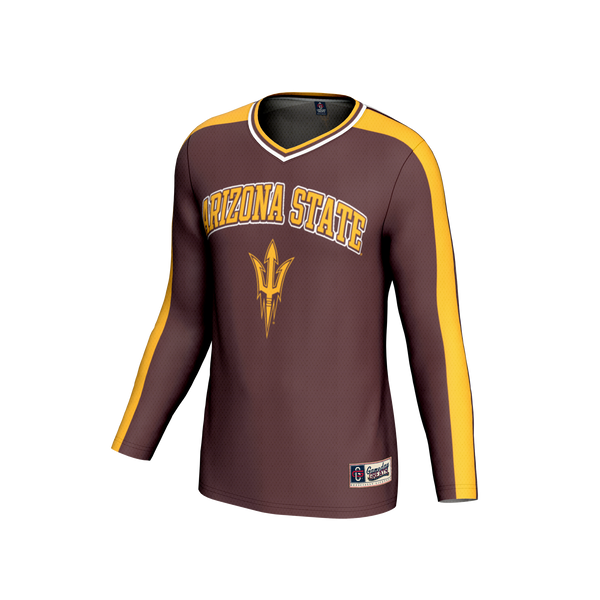 #1 Arizona State Sun Devils GameDay Greats Lightweight Collegiate Volleyball Fashion Jersey - Maroon