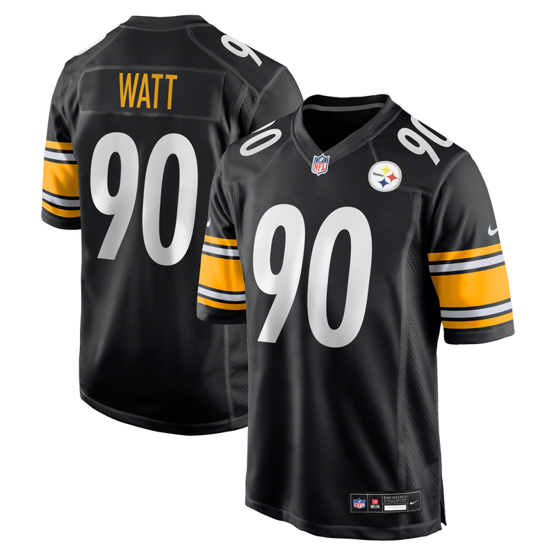 Pittsburgh Steelers T.J. Watt Nike Black Game Jersey