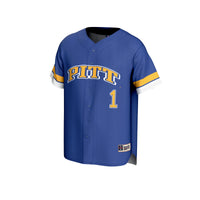 GameDay Greats #1 Royal Pitt Panthers Lightweight Collegiate Baseball Fashion Jersey