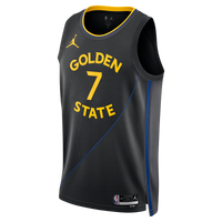 Golden State Warriors Jordan Brand 2024/25 Statement Edition Swingman Jersey - Black - Kristaps Porziņģis