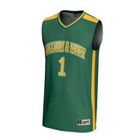 #1 William & Mary Tribe GameDay Greats Lightweight Collegiate Basketball Fashion Jersey - Green