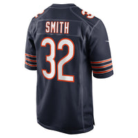 Chicago Bears Terell Smith Nike Navy Game Jersey