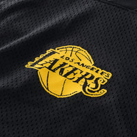 Los Angeles Lakers Nike Courtside Football Jersey - Black -
