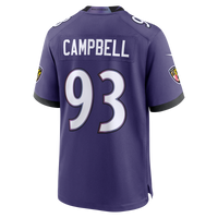 Baltimore Ravens Calais Campbell Nike Purple Team Game Jersey