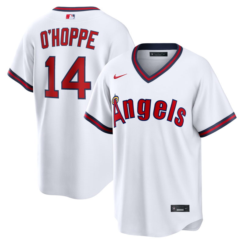 Los Angeles Angels Logan O'Hoppe Nike White Alternate Replica Jersey