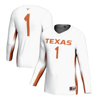 #1 Texas Longhorns GameDay Greats Lightweight Volleyball Jersey - White