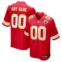 Kansas City Chiefs Nike Red Custom Game Jersey
