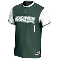 #1 Michigan State Spartans GameDay Greats Lightweight Softball Jersey - Green