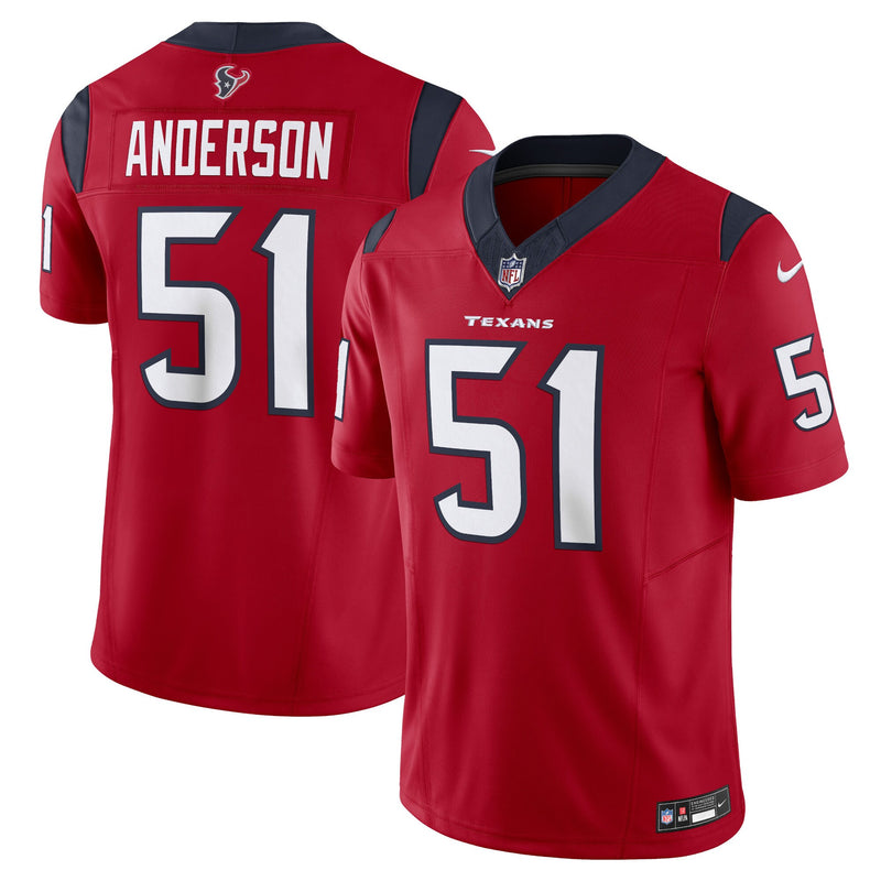 Houston Texans Will Anderson Jr. Nike Red Vapor F.U.S.E. Limited Jersey