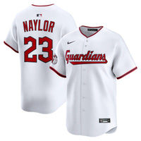 Cleveland Guardians Bo Naylor Nike White Home Limited Player Jersey