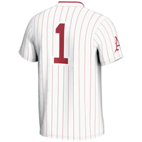 #1 Arkansas Razorbacks GameDay Greats Lightweight Softball Jersey - White