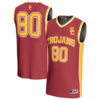 #80 USC Trojans GameDay Greats Lightweight Basketball Fashion Jersey - Cardinal