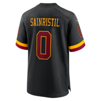 Washington Commanders Mike Sainristil Nike Black Hail Raiser Alternate Game Jersey