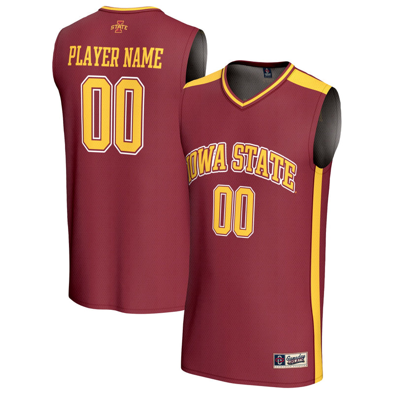 Iowa State Cyclones GameDay Greats Lightweight Collegiate Basketball NIL Pick-A-Player Fashion Jersey - Cardinal