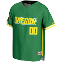 Oregon Ducks GameDay Greats NIL Pick-A-Player Lightweight Baseball Jersey - Green