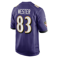 Baltimore Ravens LaJohntay Wester Nike Purple Team Game Jersey