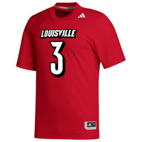Quincy Riley Louisville Cardinals adidas Replica Football Alumni Jersey - Red