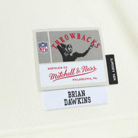 Philadelphia Eagles Brian Dawkins Mitchell & Ness Cream Chainstitch Legacy Jersey