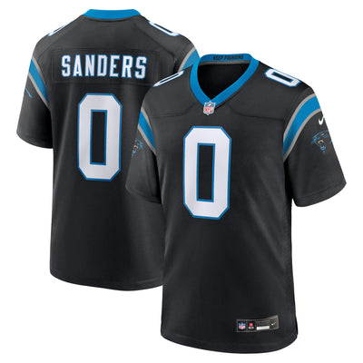 Carolina Panthers Ja'Tavion Sanders Nike Black Game Jersey