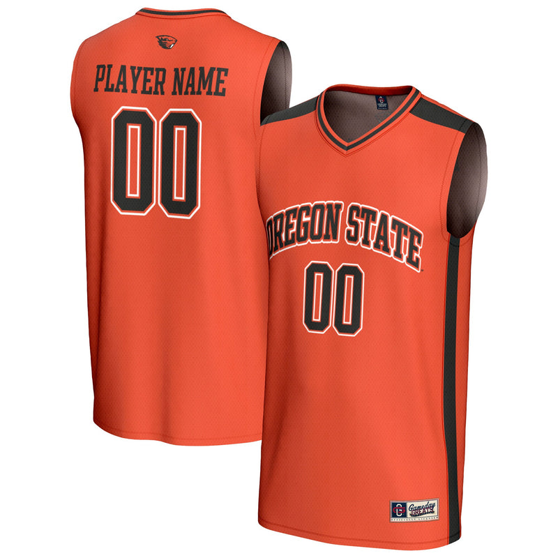 Oregon State Beavers GameDay Greats NIL Pick-A-Player Lightweight Basketball Fashion Jersey - Orange